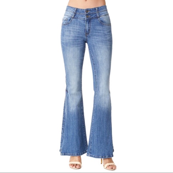 ashley mason high rise faux leather pants